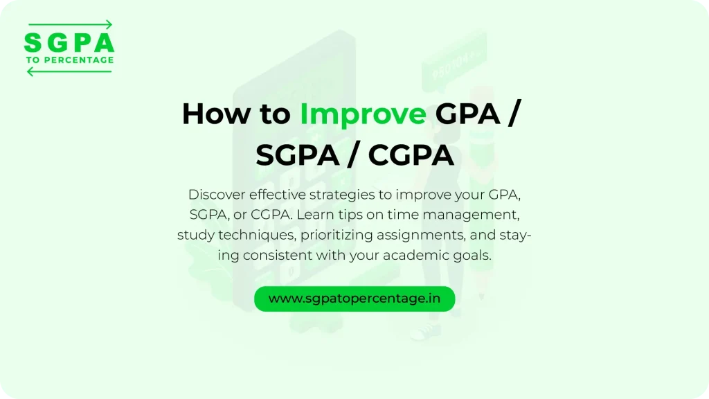 improve gpa / sgpa / cgpa